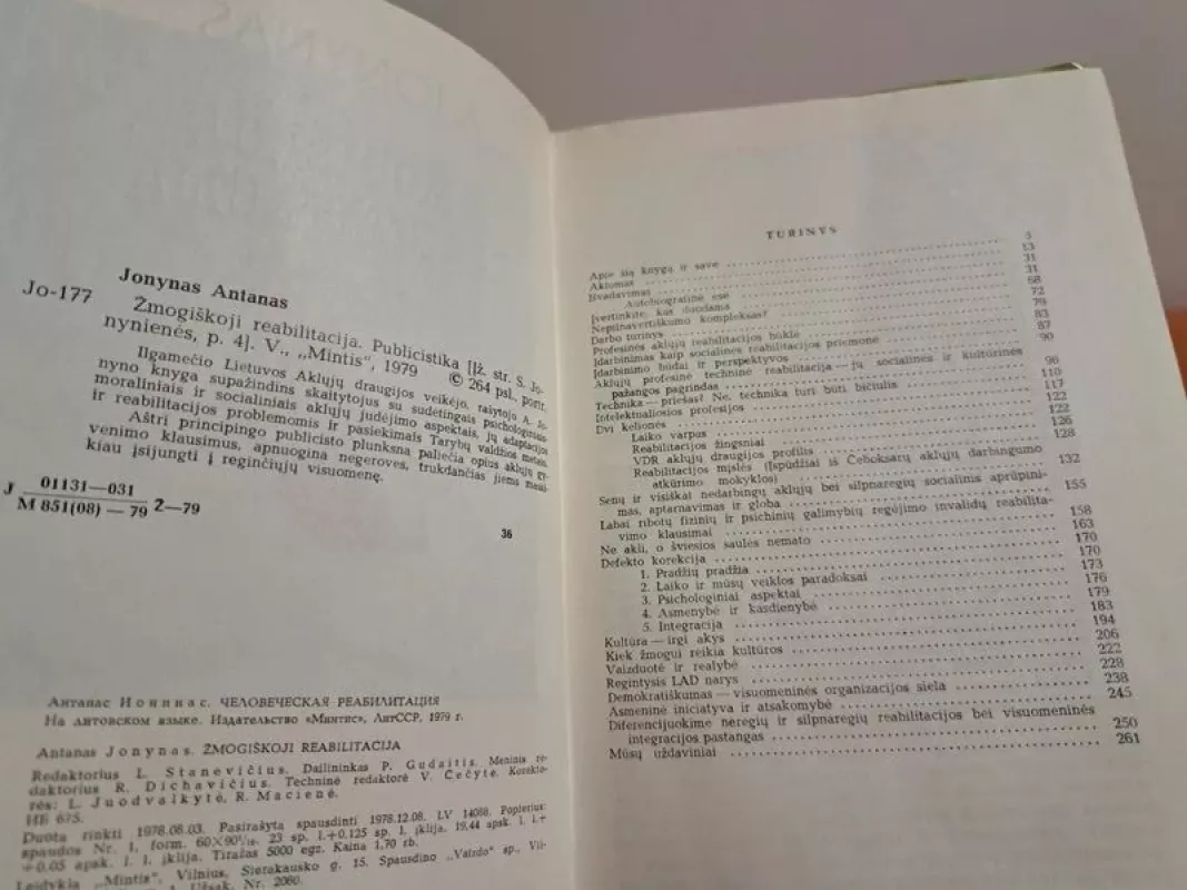 Žmogiškoji reabilitacija - Antanas Jonynas, knyga 3