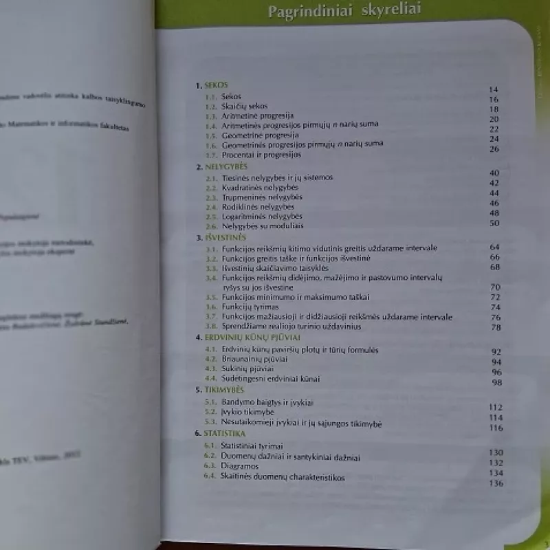 Matematika tau plius 12 klasei, bendrasis kursas - Daiva Riukienė, knyga 3