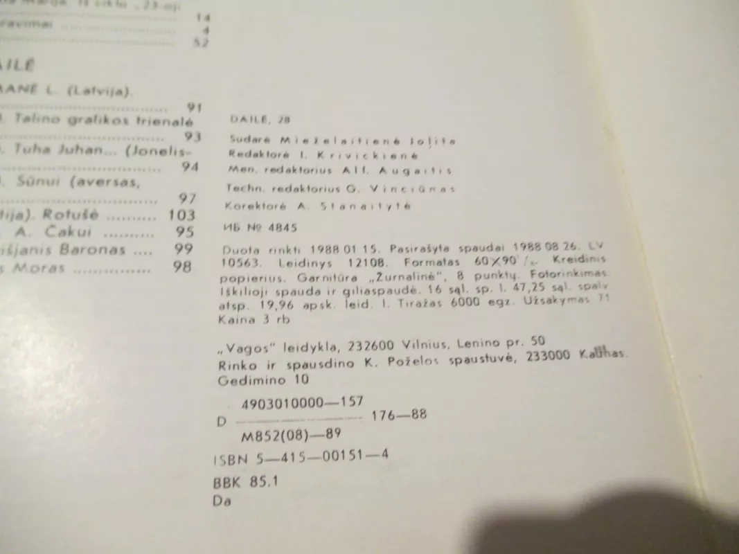 Dailė 28 - Autorių Kolektyvas, knyga 4