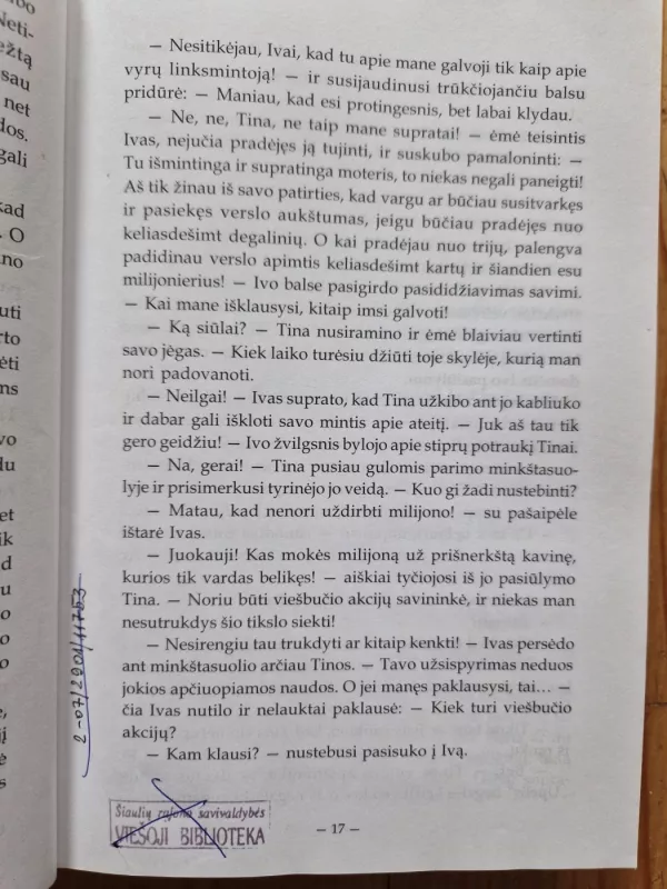 Tina - Vytautas Ažušilis, knyga 3