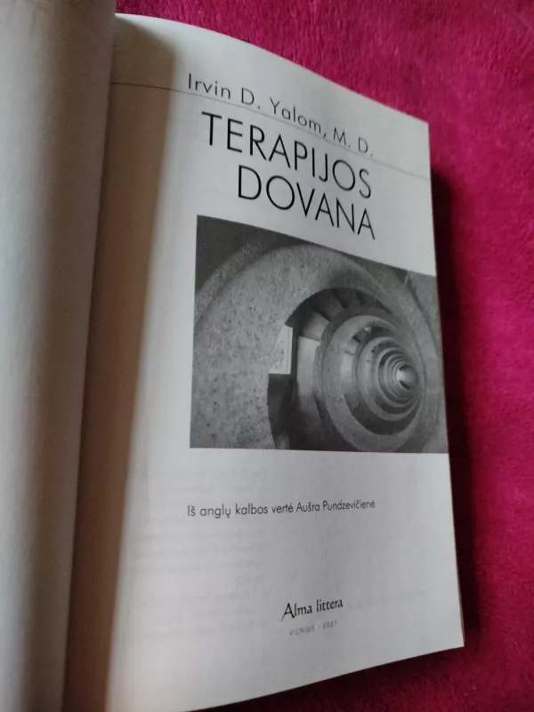 Terapijos dovana - Irvin D. Yalom, knyga 3