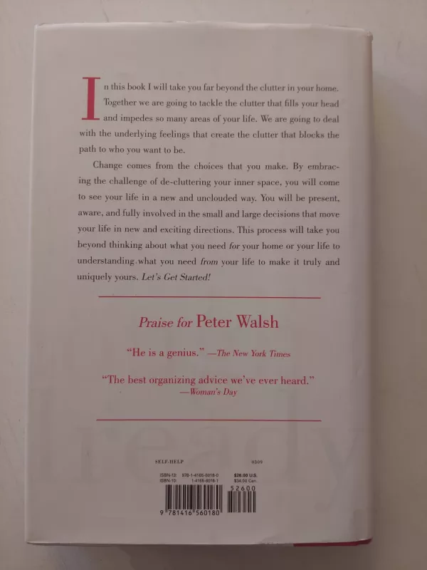 Enough Already! Clearing Mental Clutter to Become the Best You - Peter Walsh, knyga 5
