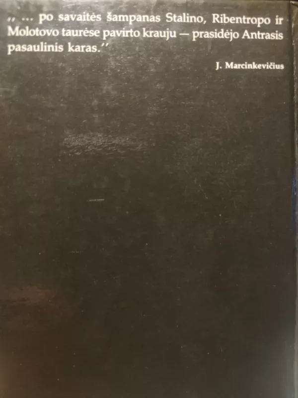 Atsiminimai - Juozas Urbšys, knyga 3