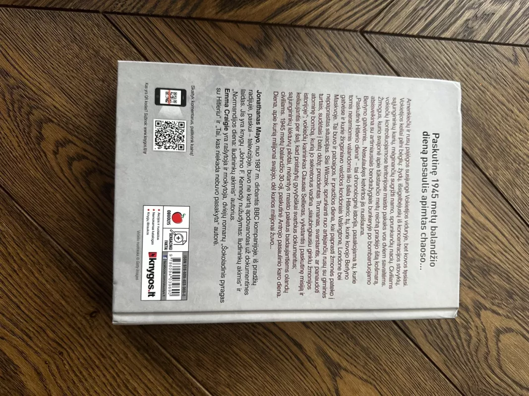 Hitleris. Paskutinė diena: minutė po minutės knyga - Jonathan Mayo, knyga 4