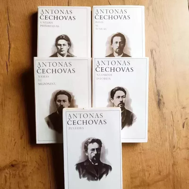 Unteris Prišibejevas. Nuobodi istorija. Ponia su šuniuku. Namas su mezoninu. Žuvėdra - Antonas Čechovas, knyga 2