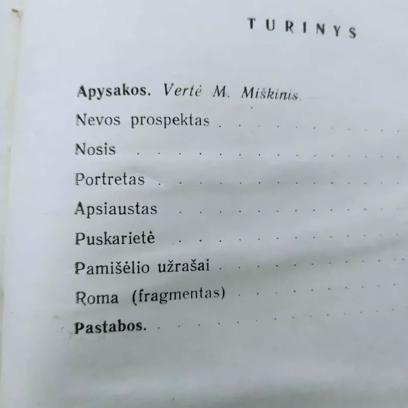 Gogolis / Apysakos - N. Gogolis, knyga 3