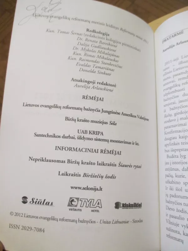 Reformatų metai 2011 - Autorių kolektvas, knyga 6