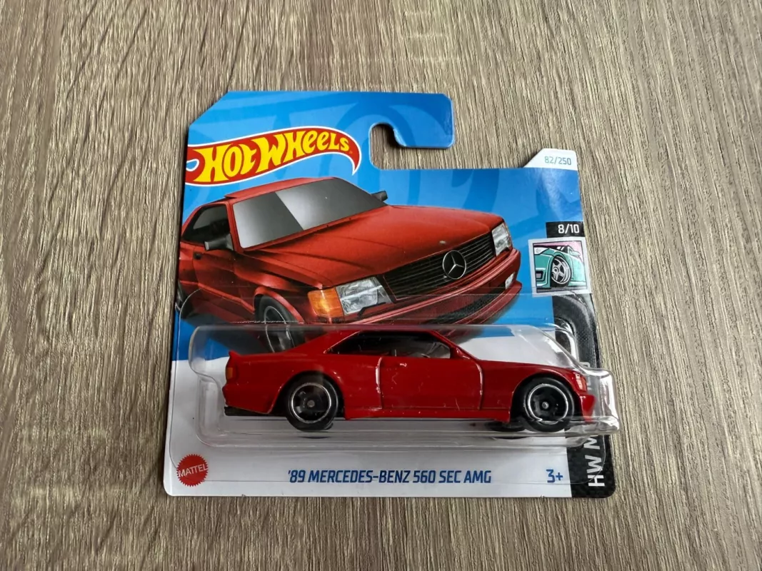89 Mercedes - Benz 560 Sec AMG Hot Wheels - , namai ir interjeras 2