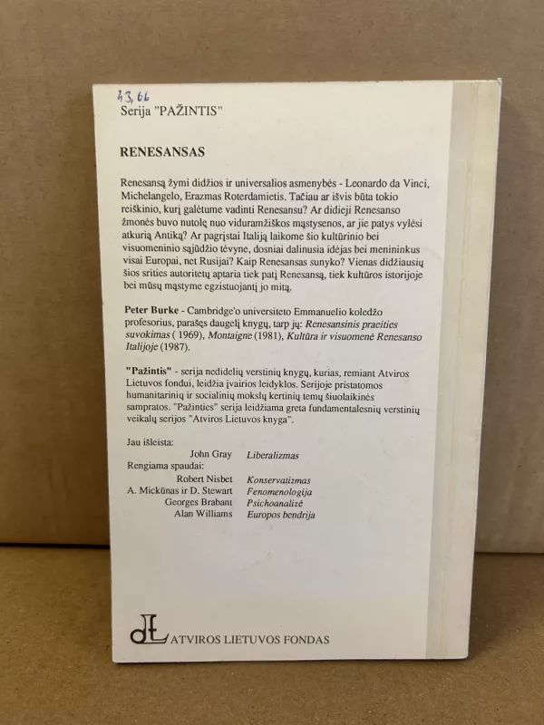 Renesansas - Peter Burke, knyga 4