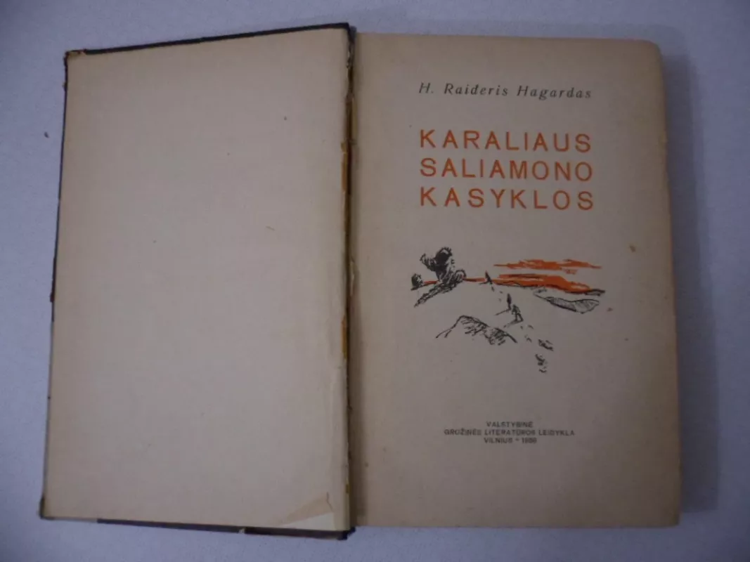 Karaliaus Saliamono kasyklos - H. Raideris Hagardas, knyga 3