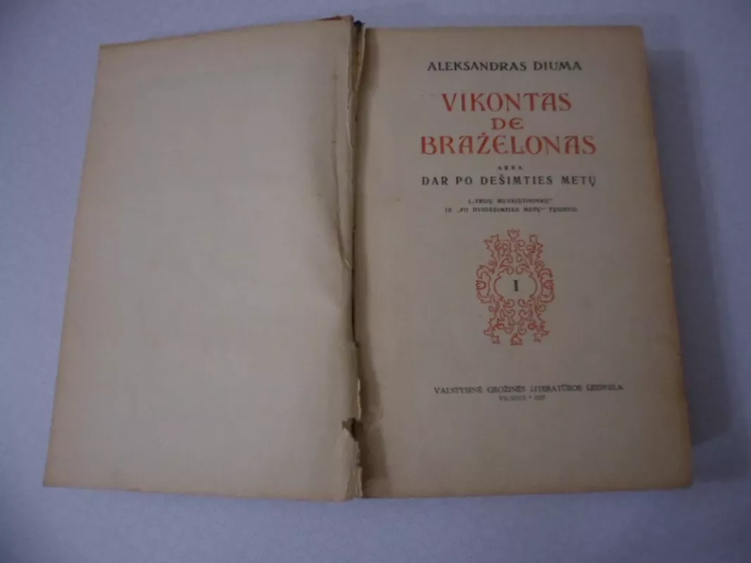 Vikontas de Brazelonas 1 tomas - A.Diuma, knyga 3