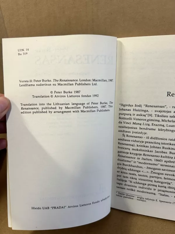 Renesansas - Peter Burke, knyga 5