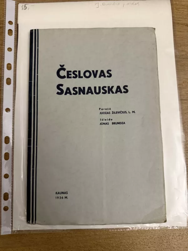 Česlovas Sasnauskas - Juozas Žilevičius, knyga 2