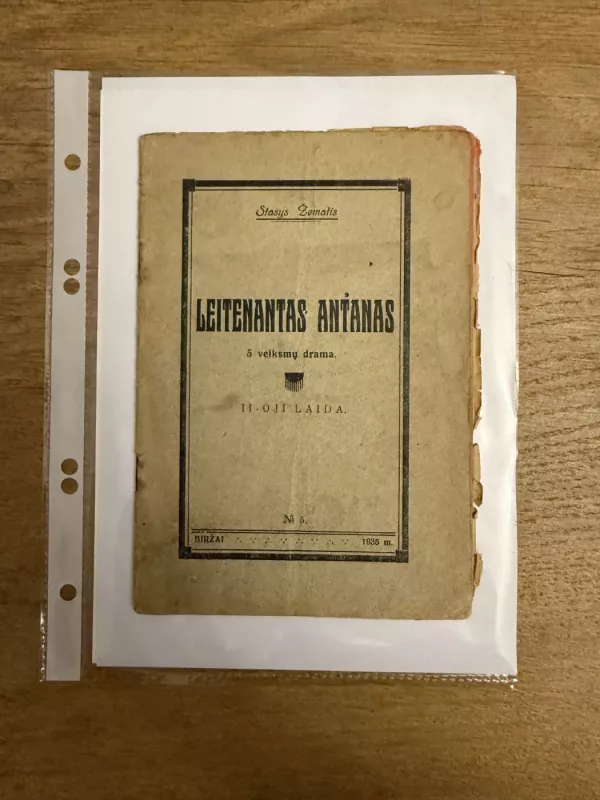 Leitenantas Antanas 1935 m. - Stasys Žematis, knyga 2