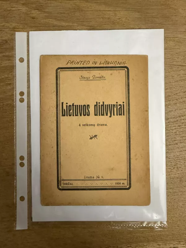 Lietuvos didvyriai 1934m. - Stasys Žematis, knyga 2