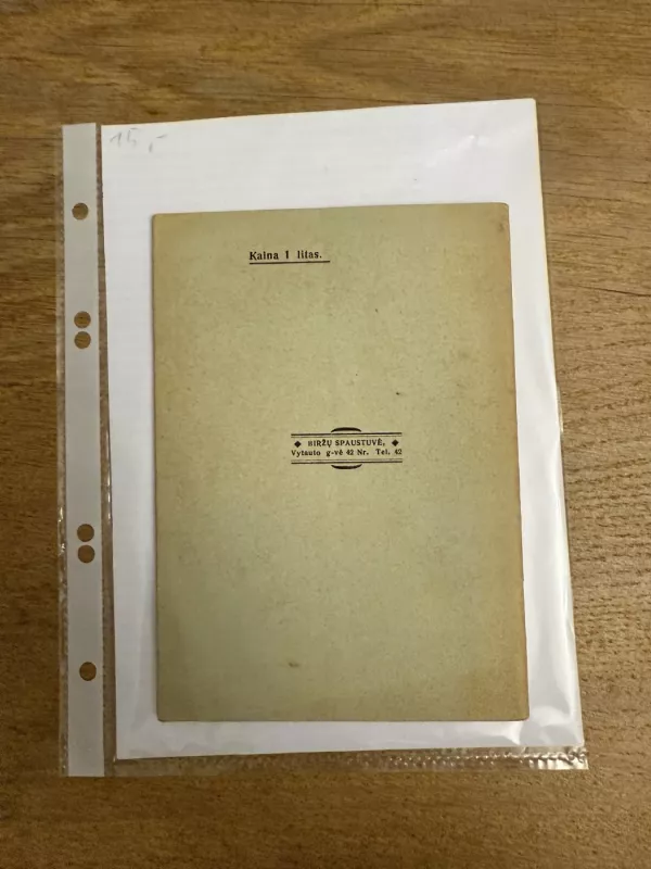 Drama miške 1935 m - Stasys Žematis, knyga 6