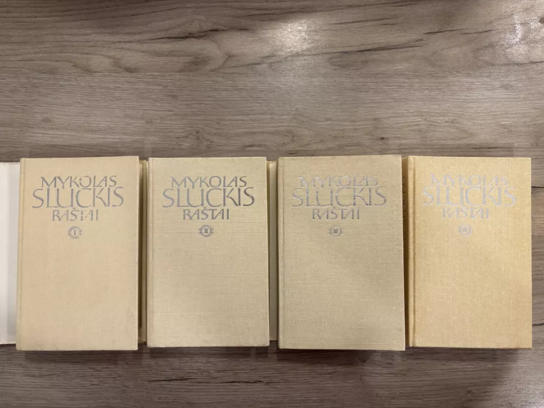 Mykolas Sluckis Raštai I-IV tomai - Mykolas Sluckis, knyga 3