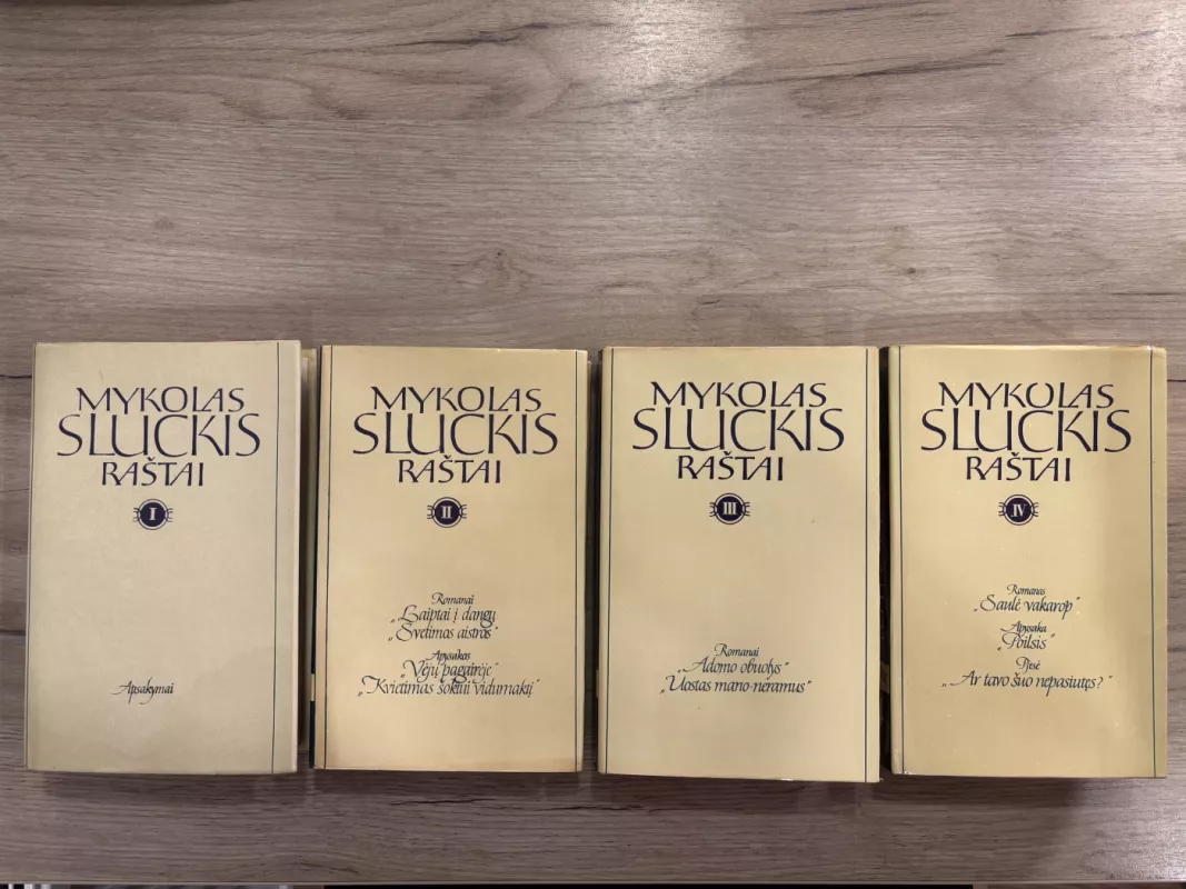Mykolas Sluckis Raštai I-IV tomai - Mykolas Sluckis, knyga 2