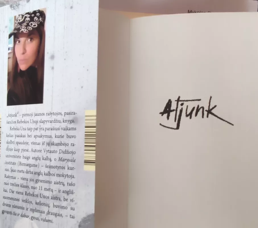 Atjunk - Rebeka Una, knyga 4