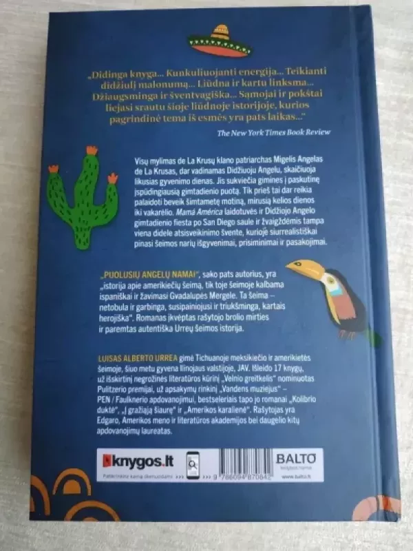 Puolusių angelų namai - Luis Alberto Urrea, knyga 3