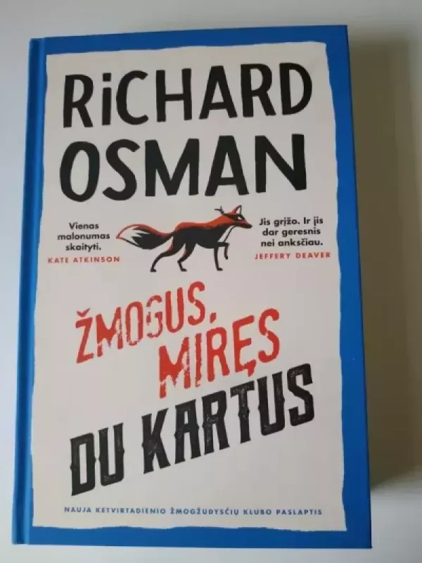 Žmogus miręs du kartus - Richard Osman, knyga 2