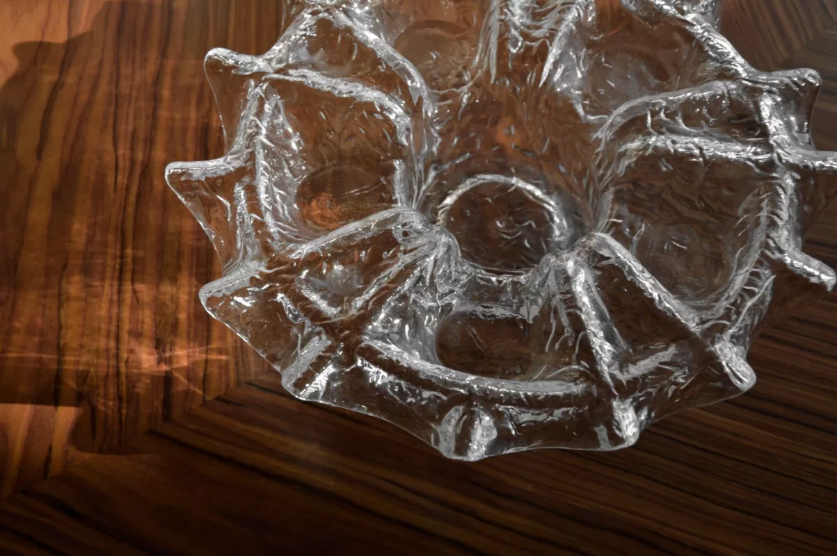 Vintage Muurla P. Kallioinen krištolo žvakidė - , namai ir interjeras 3