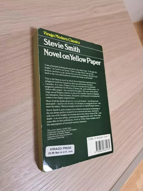 Novel on Yellow Paper - Stevie Smith, knyga 3