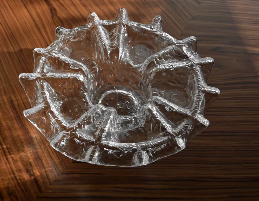 Vintage Muurla P. Kallioinen krištolo žvakidė - , namai ir interjeras 5