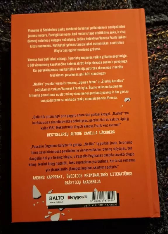 Našlės - Pascal Engman, knyga 3