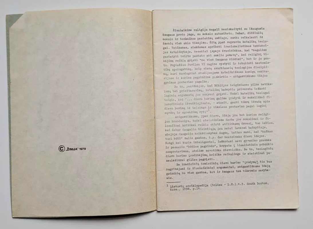 Teologinių Dievo buvimo "Įrodymų" kritika - V.Balkevičius, knyga 4