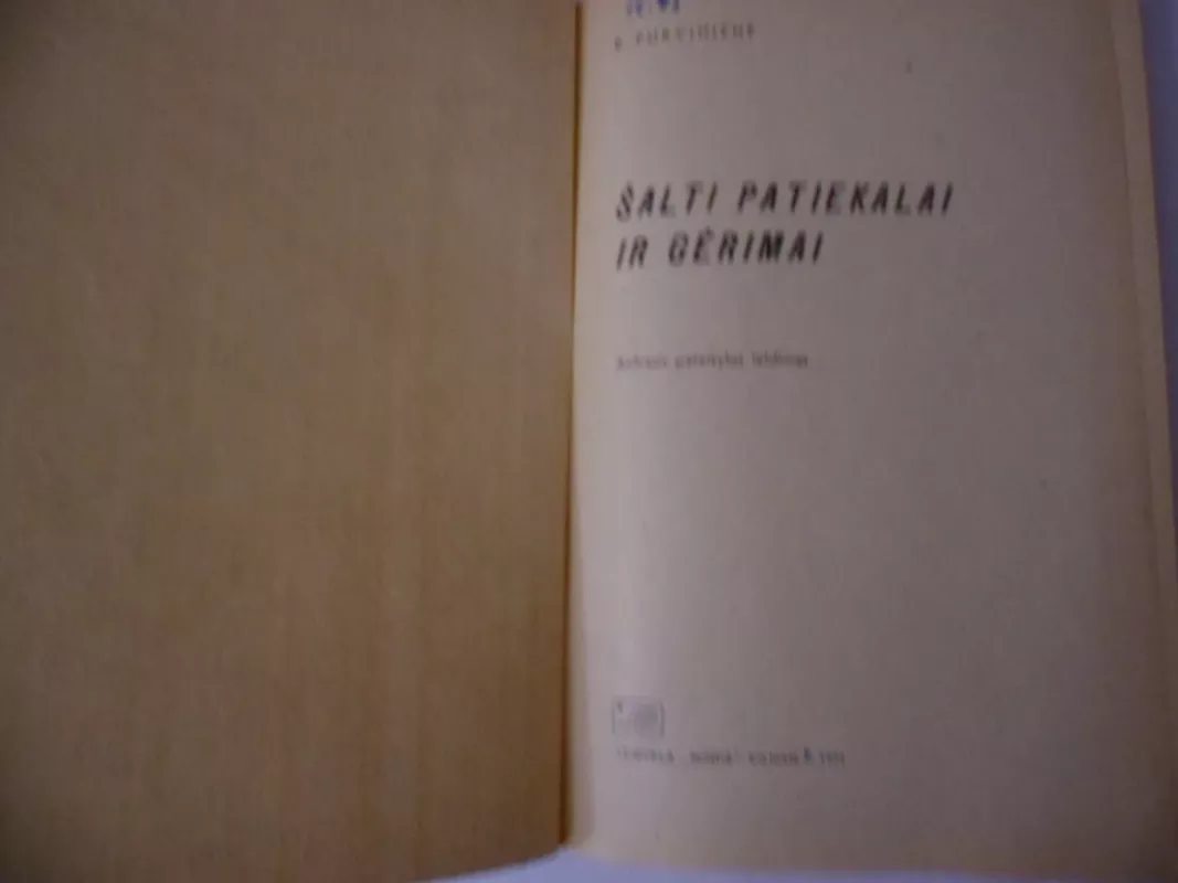 Šalti patiekalai ir gėrimai - B. Purvinienė, knyga 3