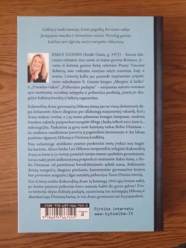 Pribuvėjos paslaptis - Emily Gunnis, knyga 3