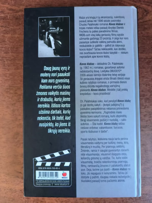 Kovos klubas - Palahniuk Chuck, knyga 3