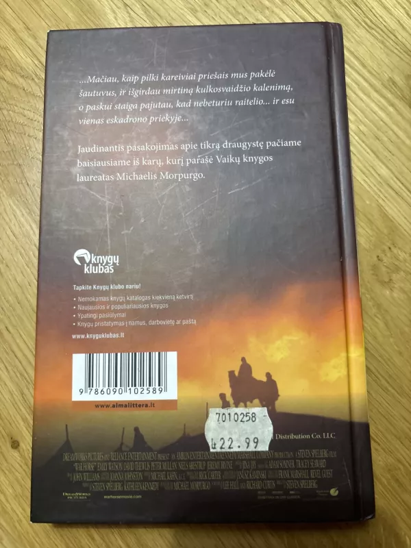 Karo Žirgas - Michael Morpurgo, knyga 4