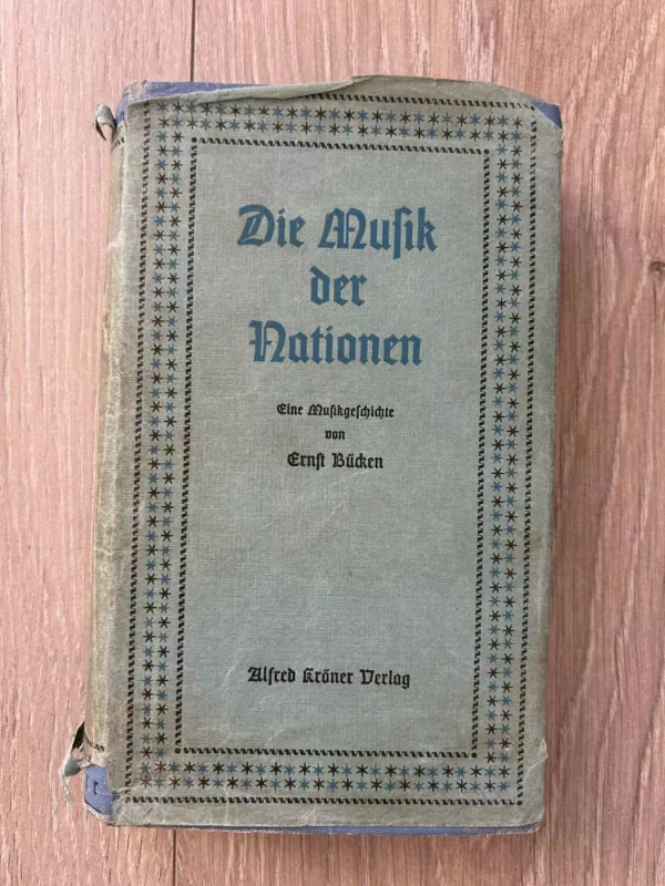 Die Musik der Nationen -  Ernst Bücken, knyga 2
