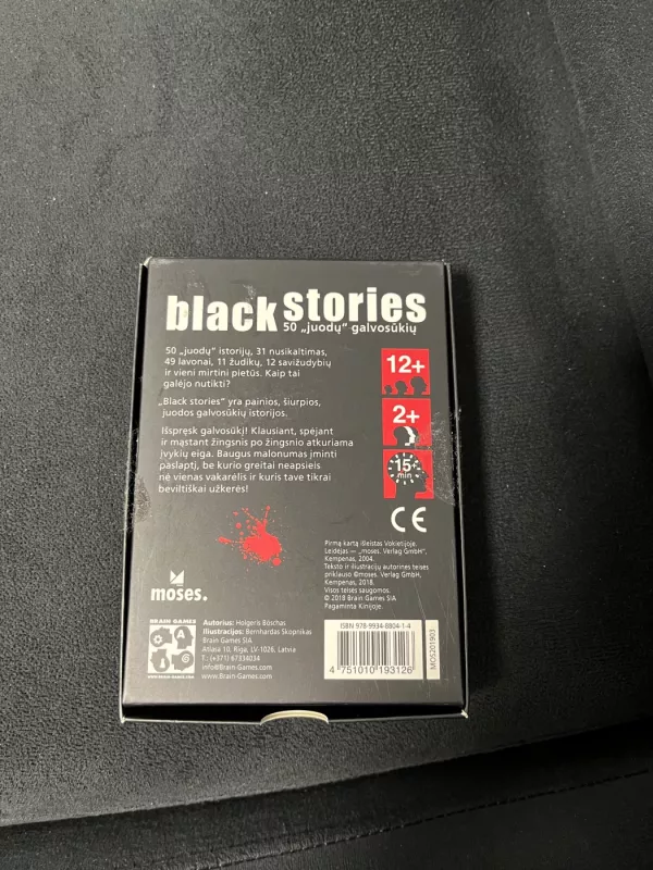 Black stories - , stalo žaidimas 3