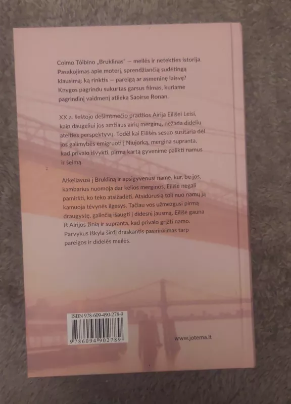 Bruklinas - Colm Toibin, knyga 3