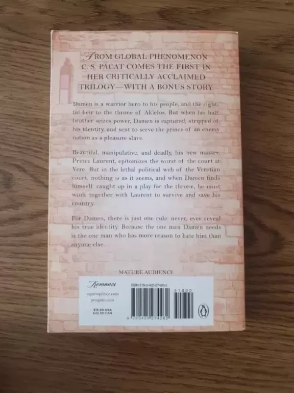 Captive Prince - C. S. Pacat, knyga 4