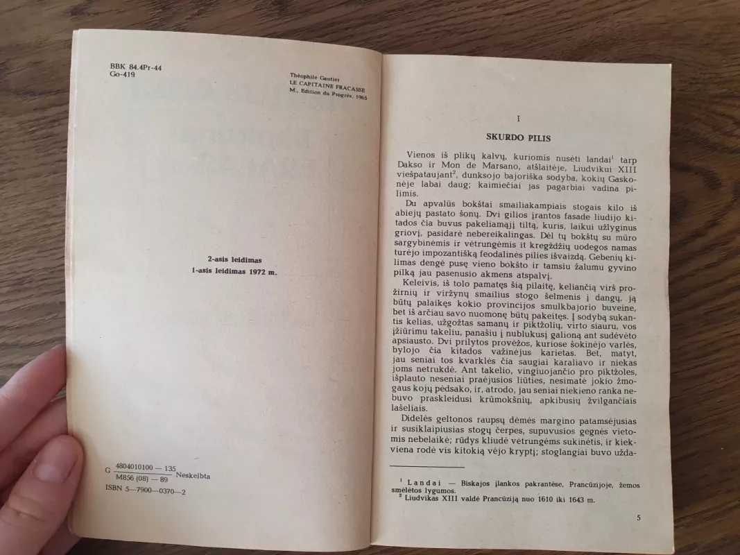 Kapitonas Frakasas - Teofilis Gotje, knyga 4