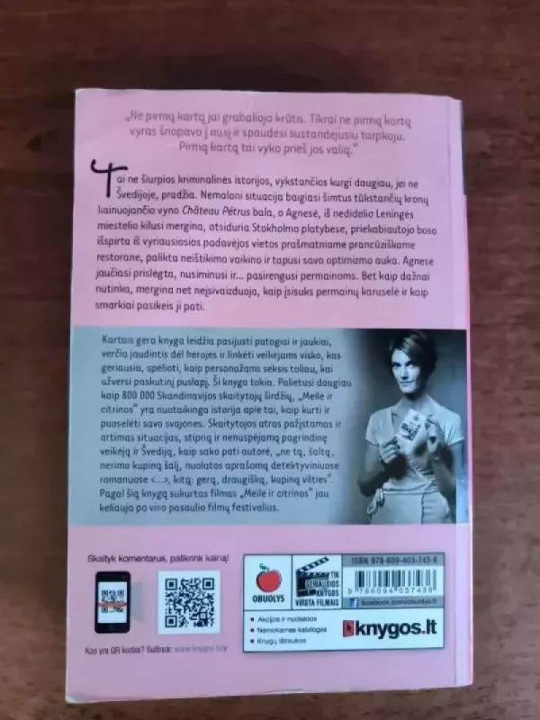 Meilė ir citrinos - Kajsa Ingemarsson, knyga 3