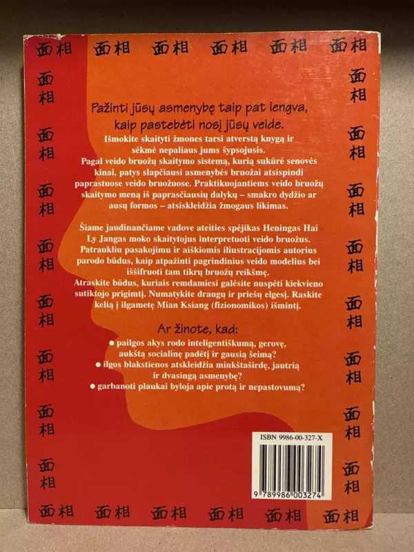 Fizionomika. Veido bruožų skaitymo menas - Henning Hai Lee Yang, knyga 4