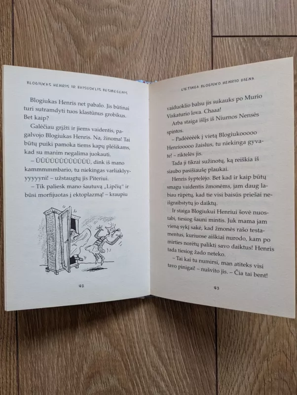 Blogiukas Henris ir Baisuoklis besmegenis - Francesca Simon, knyga 4