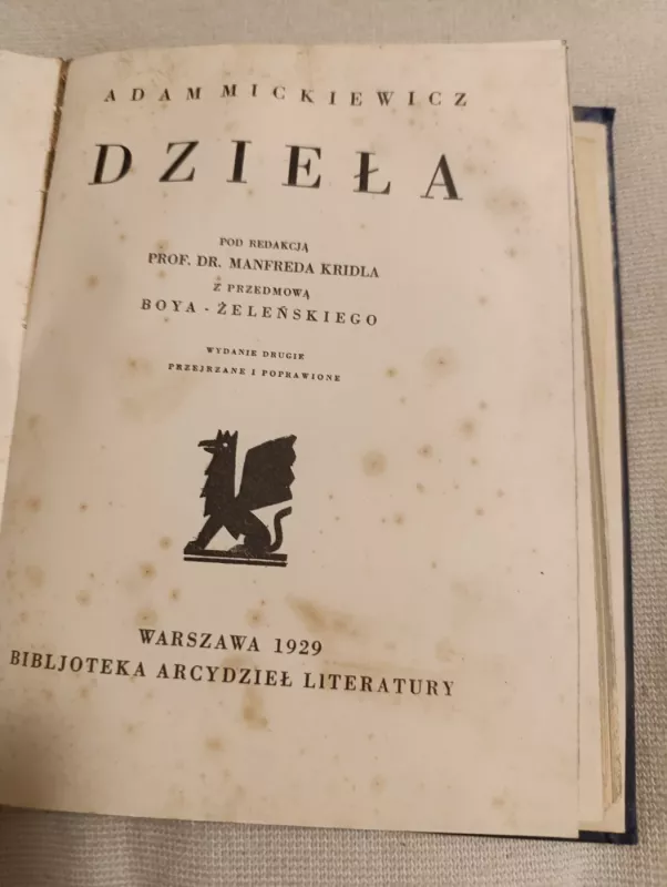 Dziela - Adam Mickiewicz, knyga 4