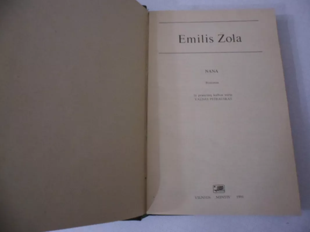 Nana - Emilis Zola, knyga 3