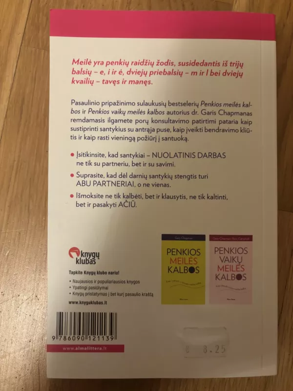 darni santuoka - Gary Chapman, knyga 2