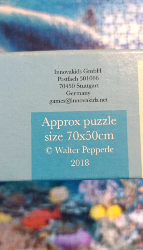 Dėlionė Jigsaw Puzzle "Dolphin's World", 1000 detalių - , stalo žaidimas 4