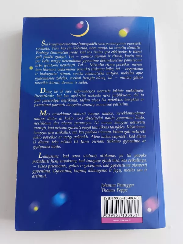 Pasikliaukite savo jėgomis: sveikata ir gydymas gamtos bei mėnulio ritmu -   Johanna Paungger, Thomas Poppe, knyga 5