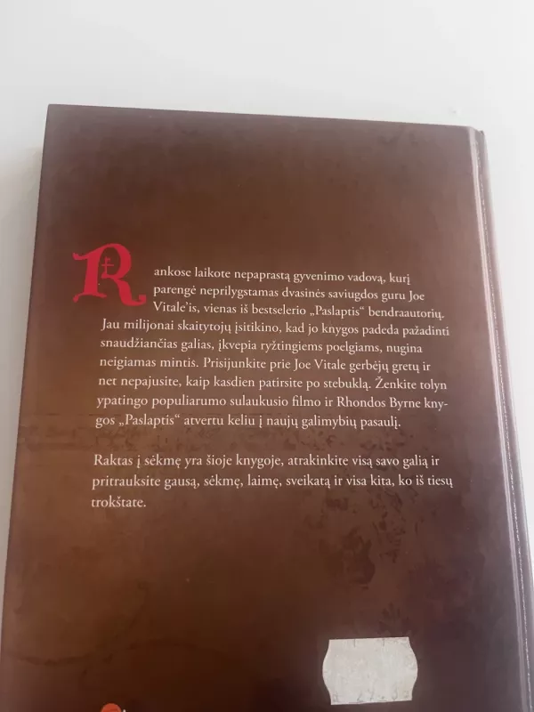 R A K T A S - Joe Vitale, knyga 3