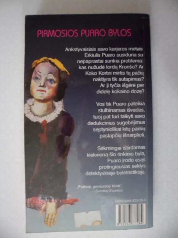Pirmosios Puaro bylos - Agatha Christie, knyga 4