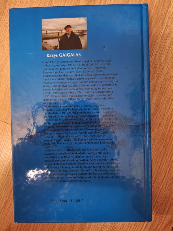 Kuršių marių baseino žuvys ir žvejyba - Kazys Gaigalas, knyga 3